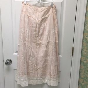 Rebecca Taylor vintage inspired maxi skirt sz 8
